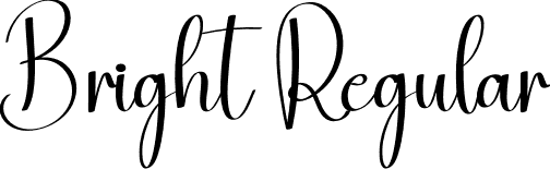 Bright Regular font | Bright.otf