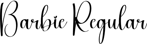 Barbie Regular font | Barbie.otf