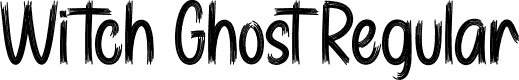 Witch Ghost Regular font | Witch-Ghost.otf