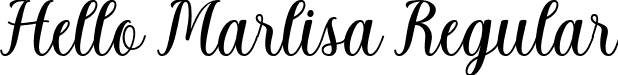 Hello Marlisa Regular font | Hello-Marlisa.ttf