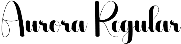 Aurora Regular font | Aurora.otf