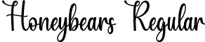 Honeybears Regular font | Honeybears.otf