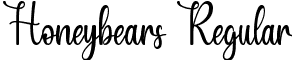 Honeybears Regular font | Honeybears.ttf