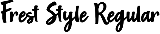 Frest Style Regular font | Frest-Style.otf