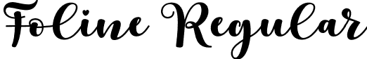 Foline Regular font | Foline.otf