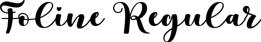 Foline Regular font | Foline.ttf