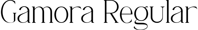 Gamora Regular font | gamora.ttf