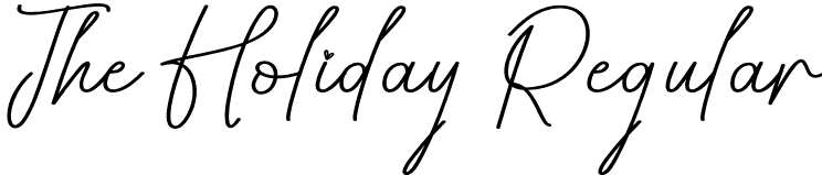 The Holiday Regular font | The-Holiday.otf