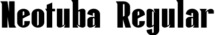 Neotuba Regular font | Neotuba-Regular.otf