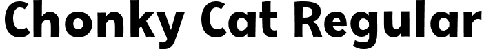 Chonky Cat Regular font | Chonky Cat.ttf