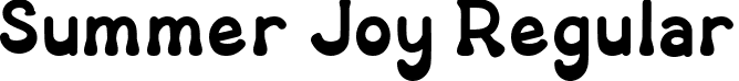 Summer Joy Regular font | Summer Joy.ttf