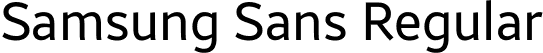 Samsung Sans Regular font | SamsungSans-Regular.ttf