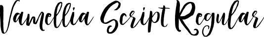 Vamellia Script Regular font | Vamellia Script.otf