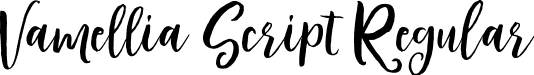 Vamellia Script Regular font | Vamellia Script.ttf