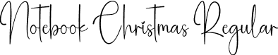 Notebook Christmas Regular font | Notebook-Christmas.otf