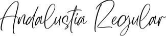 Andalustia Regular font | Andalustia.otf