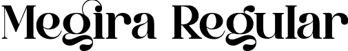 Megira Regular font | Megira Font by Keithzo.otf