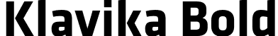 Klavika Bold font | KlavikaBoldBold.otf