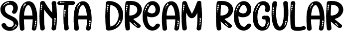 Santa Dream Regular font | Santa-Dream.otf