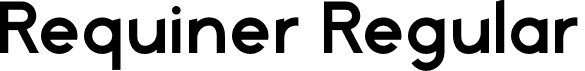 Requiner Regular font | Requiner.otf