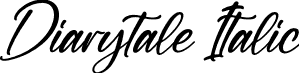 Diarytale Italic font | Diarytale-Italic.otf