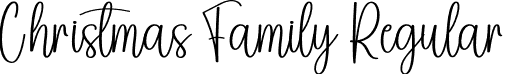 Christmas Family Regular font | Christmas-Family.otf