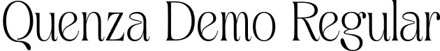 Quenza Demo Regular font | Quenza-Regular.otf