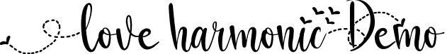 Love Harmonic Demo font | LoveHarmonicDemoRegular.ttf