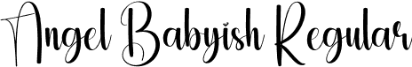 Angel Babyish Regular font | Angel-Babyish.otf