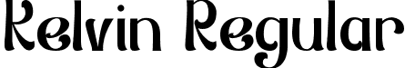 Kelvin Regular font | Kelvin.ttf