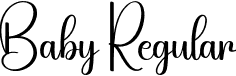 Baby Regular font | Baby.otf