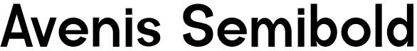 Avenis Semibold font | Avenis-Semibold.otf