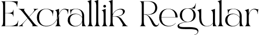 Excrallik Regular font | Excrallik-regular.otf