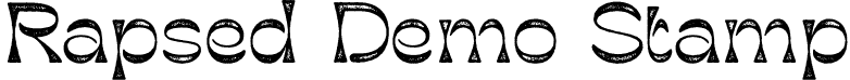 Rapsed Demo Stamp font | Rapsed-Stamp.otf