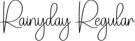 Rainyday Regular font | Rainyday.otf