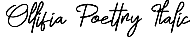 Ollifia Poettry Italic font | Ollifia-Poettry-Italic.otf