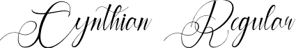 Cynthian Regular font | Cynthian-0WGWR.otf