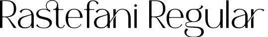 Rastefani Regular font | Rastefani-4nnWp.otf