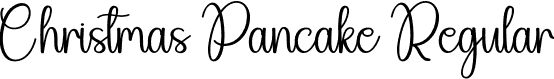 Christmas Pancake Regular font | Christmas-Pancake.otf