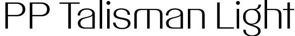 PP Talisman Light font | PPTalisman-Light.otf