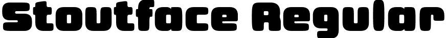 Stoutface Regular font | Stoutface.ttf