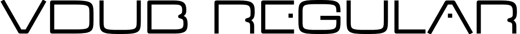 VDub Regular font | V Dub.otf