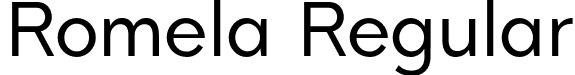Romela Regular font | Romela-Regular.otf