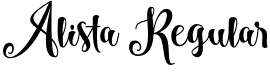 Alista Regular font | Alista.otf