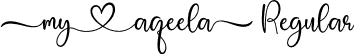 Aqeela Regular font | Aqeela-ZVW23.otf