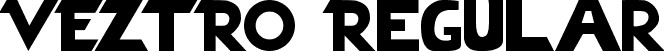 VEZTRO Regular font | VEZTRO.ttf