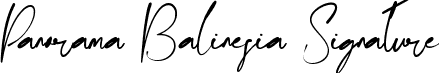 Panorama Balinesia Signature font | Panorama-Balinesia-Signature-TTF-Demo.ttf