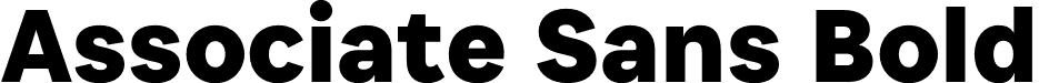 Associate Sans Bold font | AssociateSans-Bold.otf