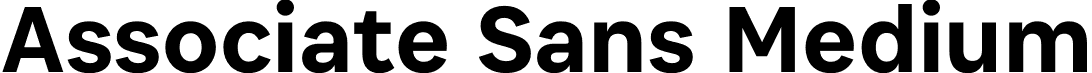 Associate Sans Medium font | AssociateSans-Medium.otf