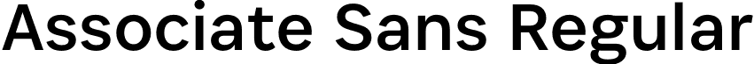 Associate Sans Regular font | AssociateSans-Regular.otf